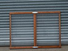 Large hinged timber run panel 4' x 6'